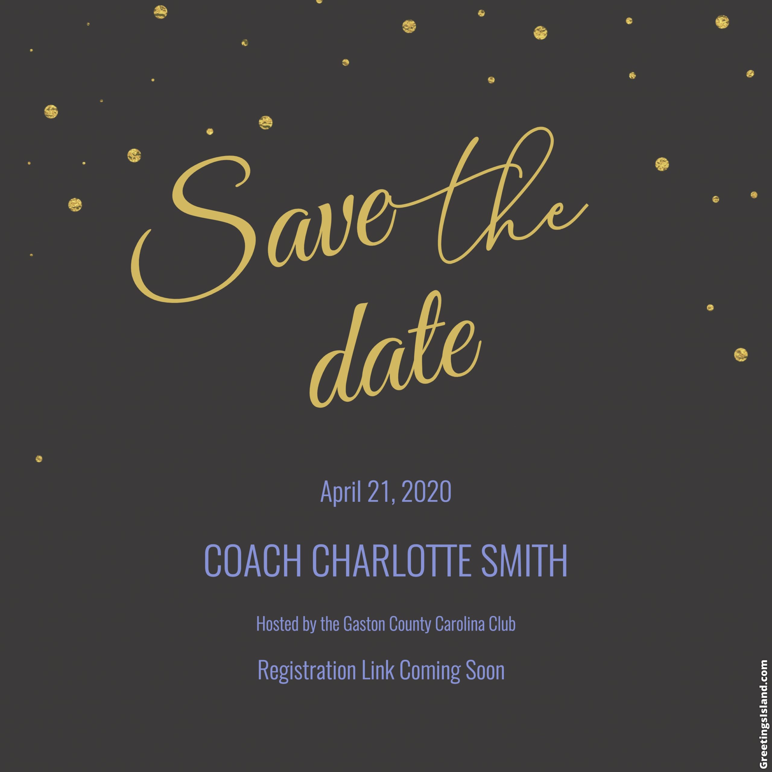 Save the Date: an Evening with National Champion Charlotte Smith